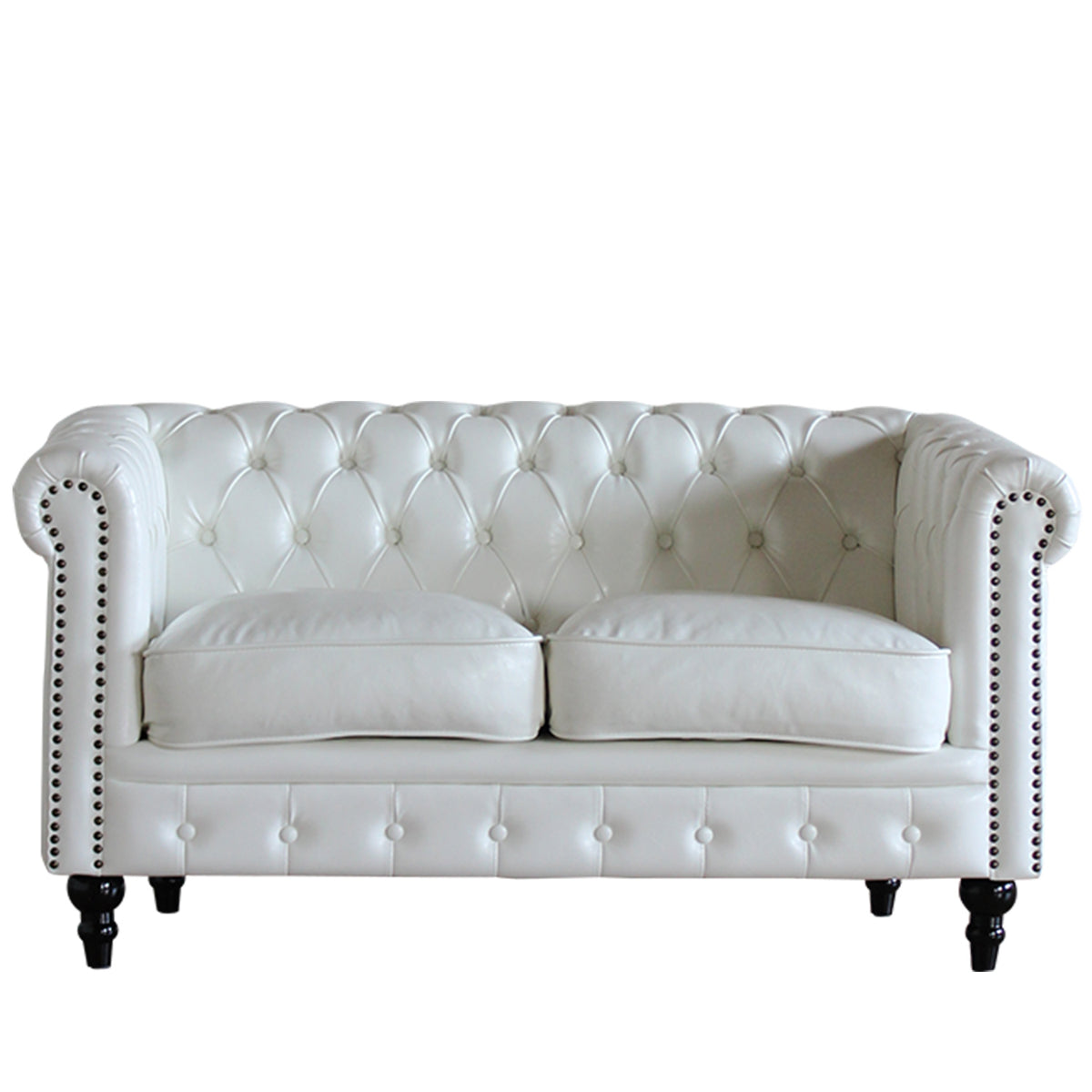 アンティーク調 チェスターフィールドソファ 2人掛け zvc2p65k