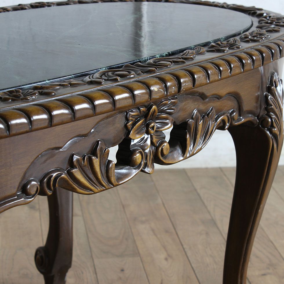 アンティーク調 大理石ローテーブル z2107-5-gm – レンタル